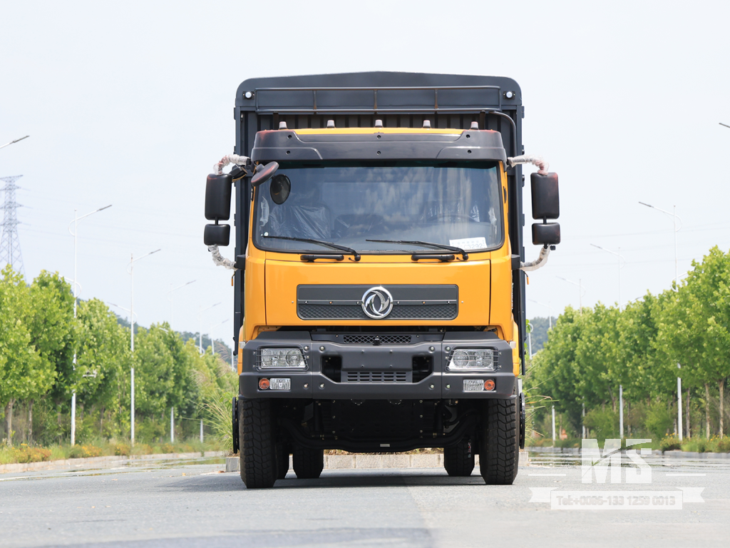 东风 19 吨平板半驾驶室箱式运输车 自卸卡车 (260 HP) |特种出口卡车 