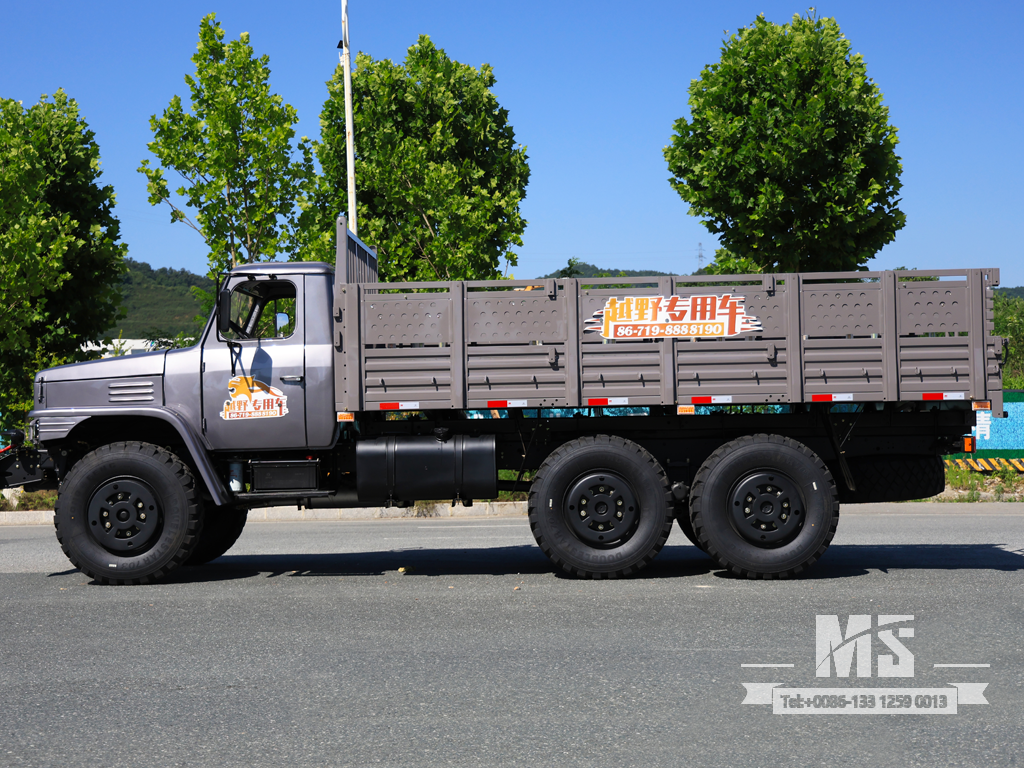 东风10吨六轮驱动长鼻草沟卡车（190马力）|特种出口卡车 