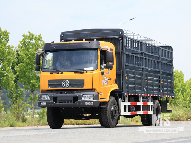 东风 19 吨平板半驾驶室箱式运输车 自卸卡车 (260 HP) |特种出口卡车 