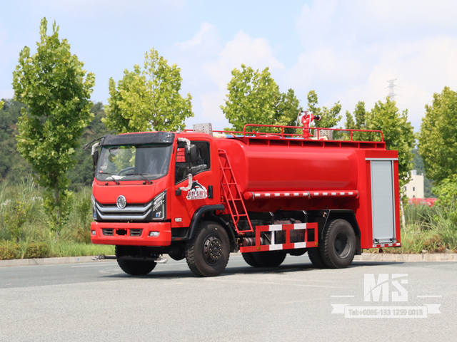 4&times;4 7m³ 水箱消防车用于紧急消防和供水 | EQ5160TYHGP6D1
