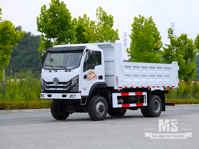 东风 12 吨四轮驱动越野灯 自卸卡车 适用于山地和建筑工地|特种出口卡车 