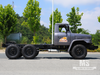 东风6&times;6银灰色EQ2082 底盘_6*6 170马力传统卡车六轮驱动底盘出售_特价出口底盘 