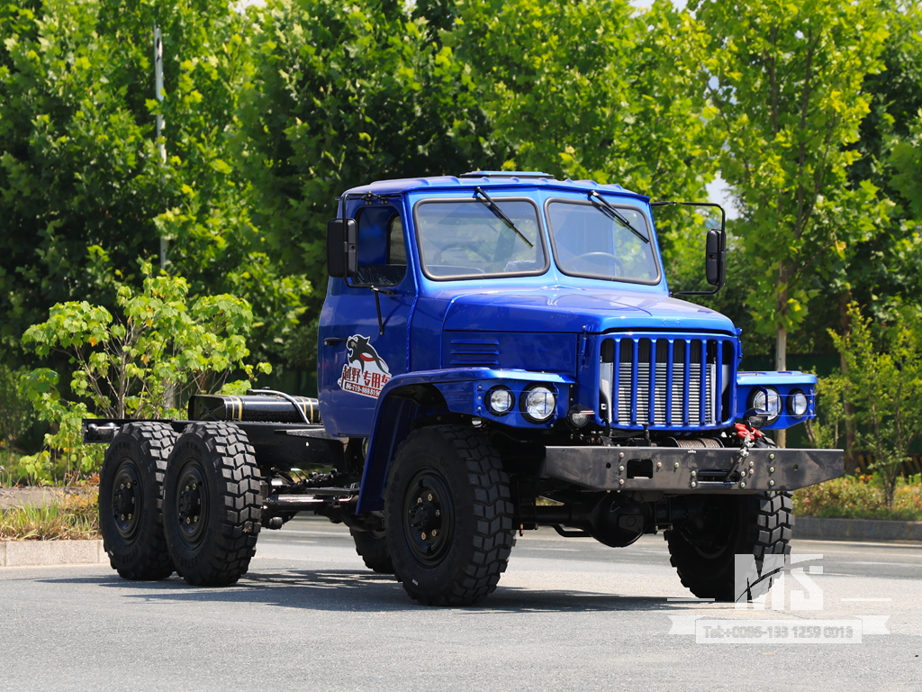 东风6&times;6 EQ2082 底盘_6*6 170HP 传统卡车六轮驱动底盘出售_特价出口底盘 