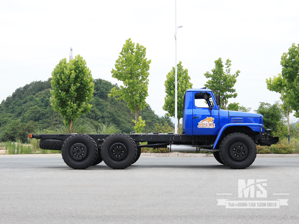 东风6&times;6 EQ2100 底盘_6*6 190hp 传统卡车六轮驱动底盘出售_特价出口底盘 